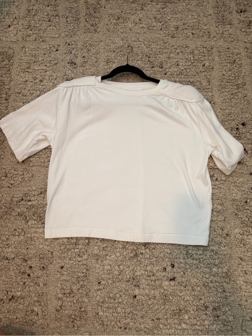 Women's Relaxed Short-Sleeve Boxy Tee in White